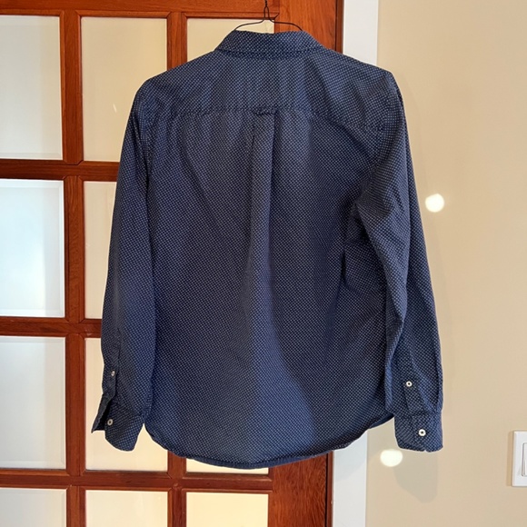 American Eagle Button Down - Navy with White Dots - Picture 6 of 6